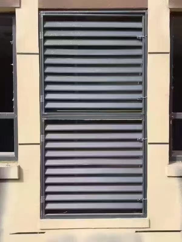齐齐哈尔市冲孔吸音板铝格栅百叶窗 - 方案